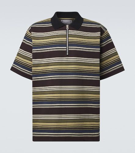 Sacai Polo in cotone a righe - Sacai - Modalova