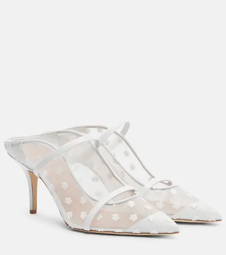 Mules Maureen 70 de piel y malla - Malone Souliers - Modalova
