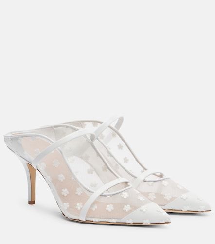 Mules Maureen 70 in pelle e mesh - Malone Souliers - Modalova