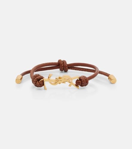 Bracciale Cassandre in pelle - Saint Laurent - Modalova