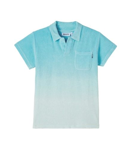 Polo Randel de rizo de algodón degradado - Molo - Modalova