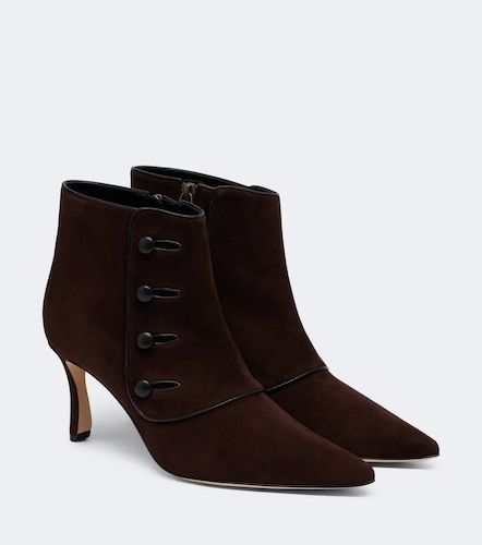 Botines Vivés de ante - Manolo Blahnik - Modalova