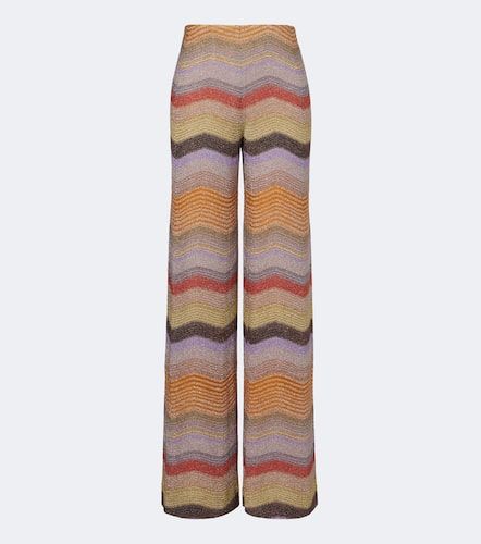 Missoni Wave lame wide-leg pants - Missoni - Modalova