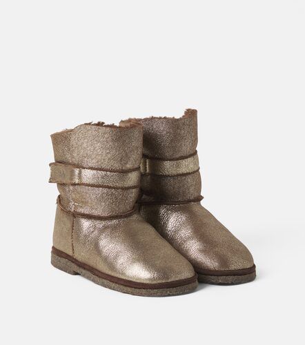 PèPè Botines de piel con borrego - PePe - Modalova