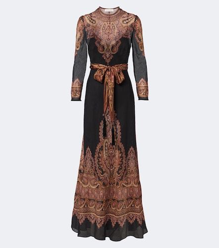 Bedrucktes Maxikleid Ascent aus Leinen und Seide - Zimmermann - Modalova
