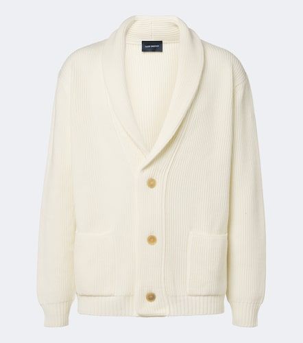 Ribbed-knit wool cardigan - Thom Sweeney - Modalova