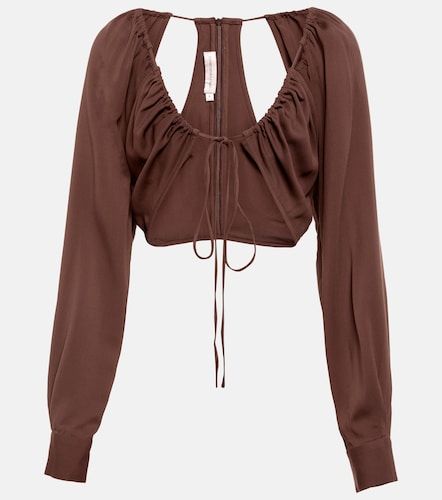 Christopher Esber Crop top fruncido - Christopher Esber - Modalova
