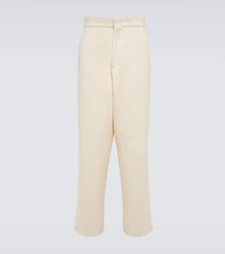 Straight cotton bouclÃ© pants - Zegna - Modalova