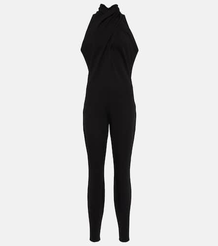 AlaÃ¯a Halterneck crÃªpe jumpsuit - Alaia - Modalova