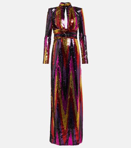 Vestido de fiesta Kaia en zigzag - Rebecca Vallance - Modalova