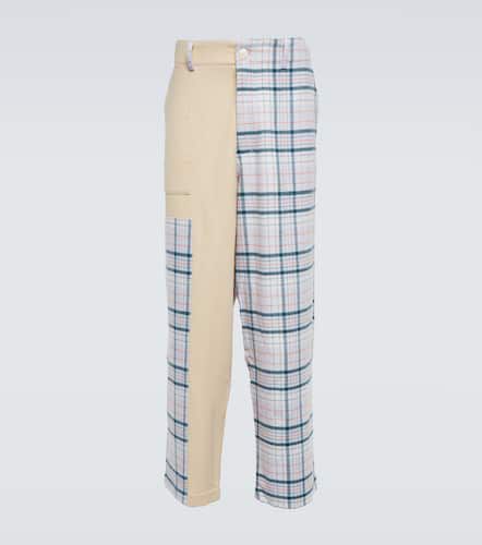 Checked wool, silk and cashmere pants - The Elder Statesman - Modalova