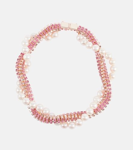 Collana con cristalli e perle - Magda Butrym - Modalova