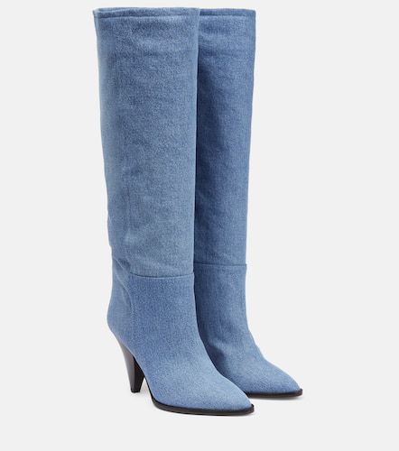 Ririo denim knee-high boots - Isabel Marant - Modalova