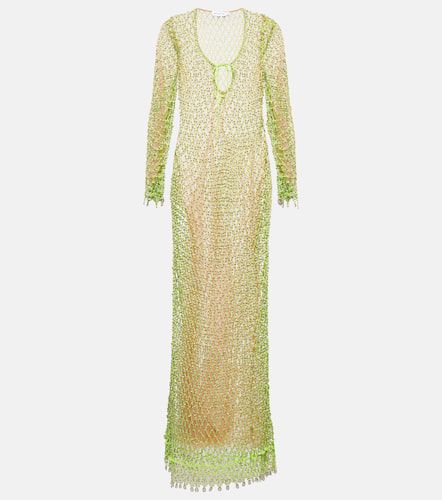 Beaded fishnet maxi dress - Self-Portrait - Modalova