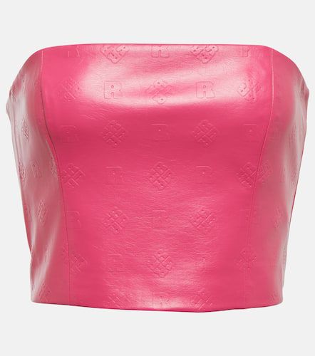 Rotate Emili faux leather bustier - Rotate - Modalova