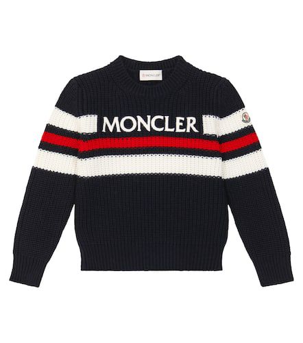 Moncler Enfant Logo wool sweater - Moncler Enfant - Modalova