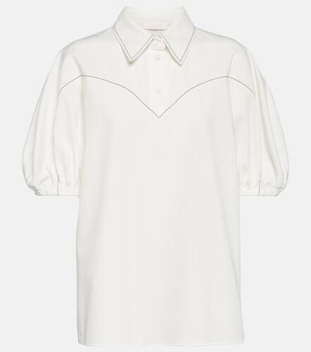 ChloÃ© Puff-sleeve cotton blouse - Chloe - Modalova