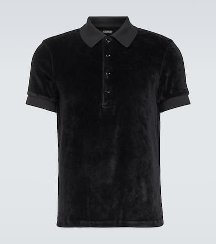 Tom Ford Velour polo shirt - Tom Ford - Modalova