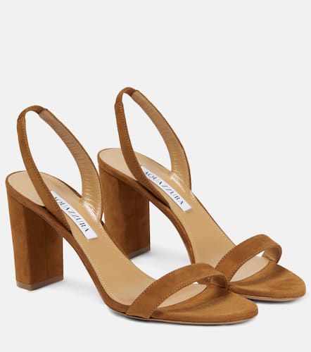 So Nude Block suede sandals - Aquazzura - Modalova