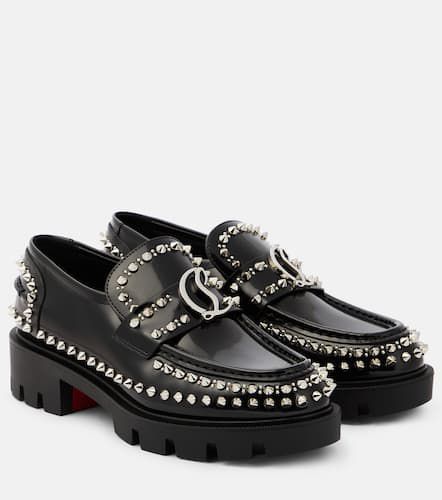 CL Moc Lug Spikes leather loafers - Christian Louboutin - Modalova