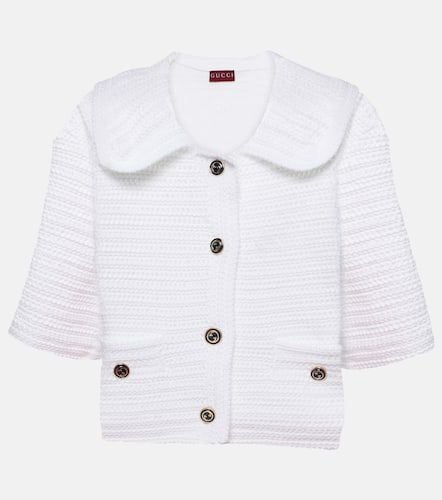 Gucci Cotton crochet cardigan - Gucci - Modalova