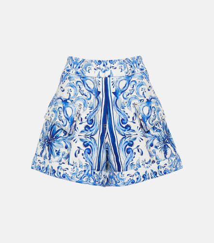 Farm Rio Garden Tiles cotton shorts - Farm Rio - Modalova