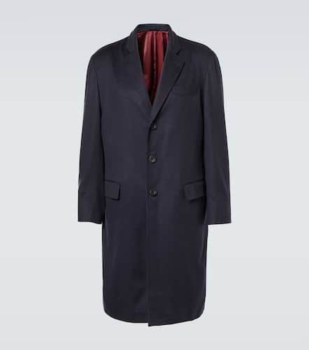 Single-breasted cashmere overcoat - Rubinacci - Modalova