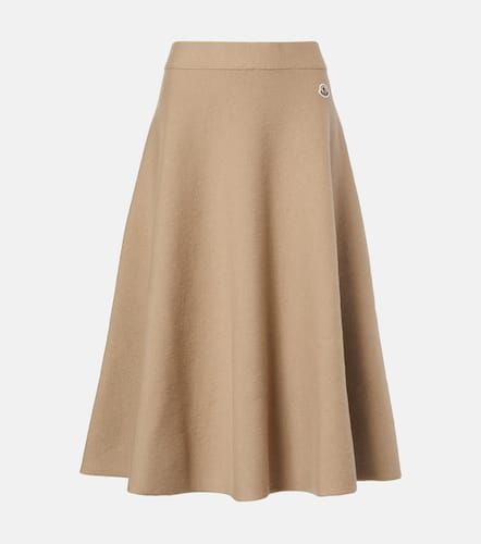 Moncler Wool-blend midi skirt - Moncler - Modalova