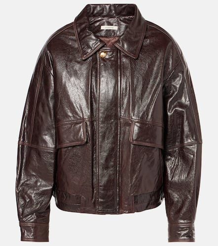 Jacques Wei Leather bomber jacket - Jacques Wei - Modalova