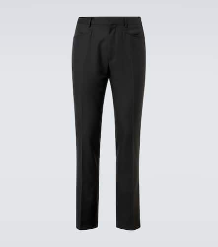 Dyllan wool and mohair twill slim pants - Tom Ford - Modalova