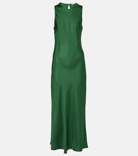 Valencia silk twill maxi dress - Asceno - Modalova