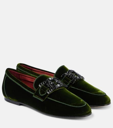 Kate embellished velvet loafers - Tod's - Modalova