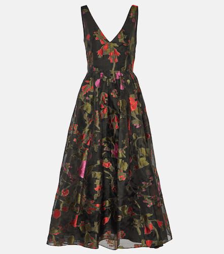 Erdem Floral organza midi dress - Erdem - Modalova