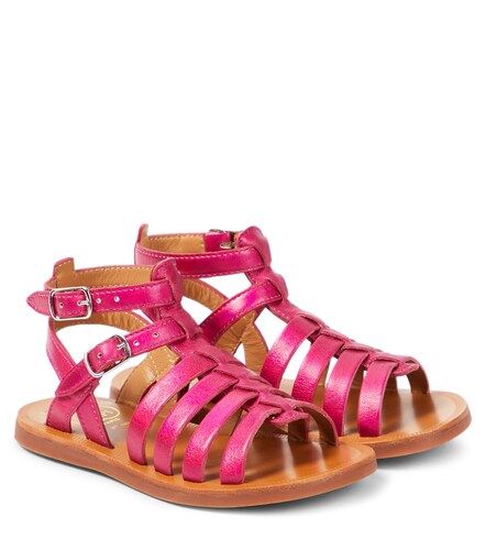 Sandalias Plagette Gladiator de piel - Pom d'Api - Modalova