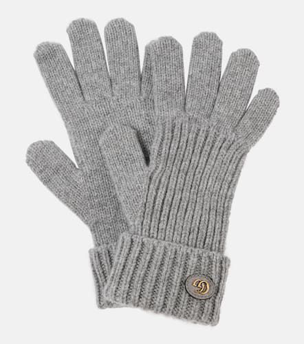 Double G wool and cashmere gloves - Gucci - Modalova