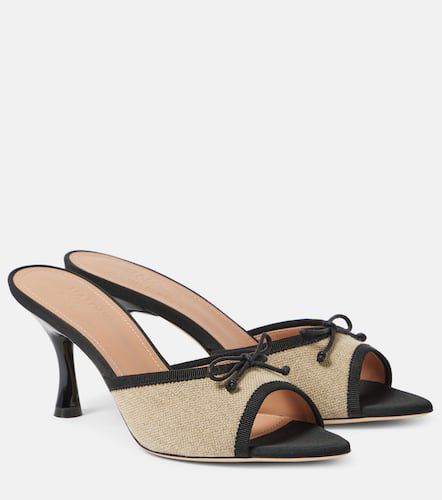 X Tabitha Simmons 70 leather-trimmed mules - Malone Souliers - Modalova