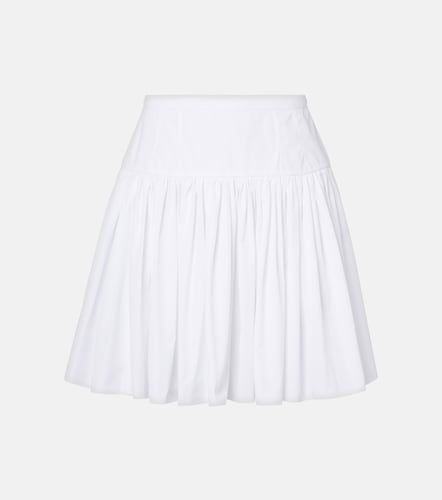 Minifalda de popelín de algodón plisada - Dolce&Gabbana - Modalova