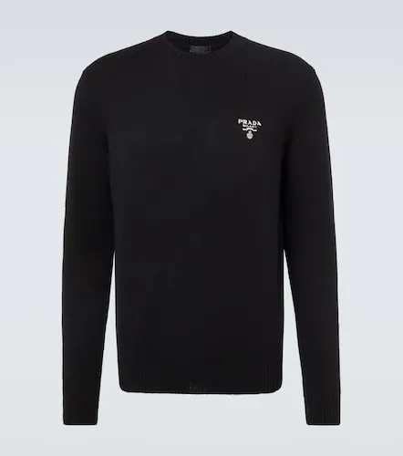 Prada Jersey de cachemir con logo - Prada - Modalova