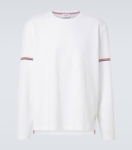 RWB Stripe cotton jersey T-shirt - Thom Browne - Modalova