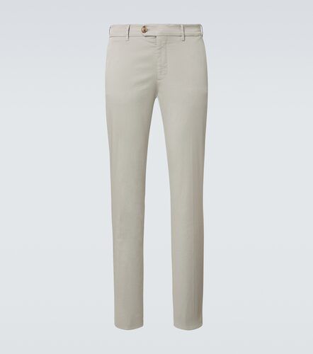Pantaloni slim in gabardine di cotone - Brunello Cucinelli - Modalova