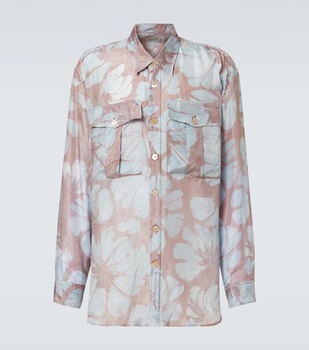 Camisa de seda floral - Dries Van Noten - Modalova