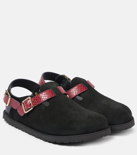 Tokio snake-effect suede clogs - Birkenstock 1774 - Modalova