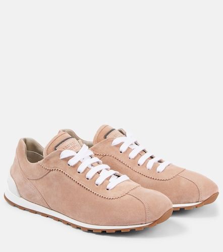 Zapatillas de ante con Monili - Brunello Cucinelli - Modalova