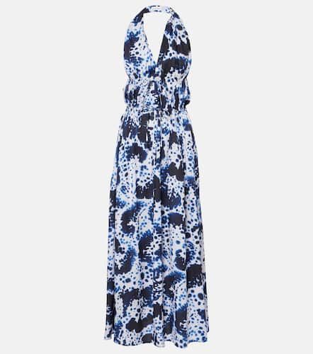 Printed halterneck maxi dress - Dries Van Noten - Modalova