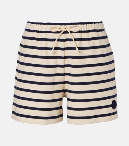 Shorts de jersey de algodón a rayas - Moncler - Modalova