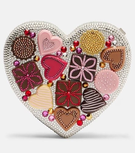 Clutch Heart Small con cristalli - Judith Leiber Couture - Modalova