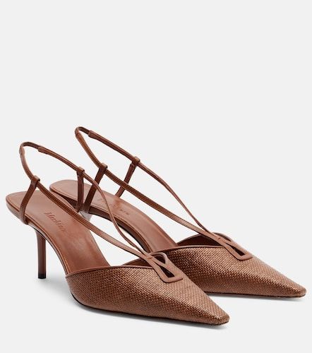 Max Mara Slingback-Pumps mit Leder - Max Mara - Modalova