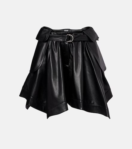 Loewe Minirock Double L aus Leder - Loewe - Modalova