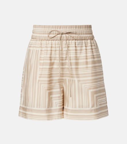 Shorts Laven de seda a cuadros - Joseph - Modalova