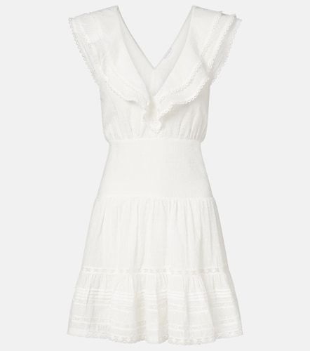 Vestido corto Della de algodón - Poupette St Barth - Modalova